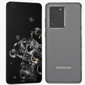 Samsung Galaxy S20 Ultra Grey 3D model