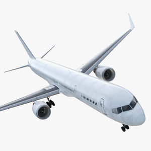 3D model Boeing 757 300 with Interior and Cockpit Generic Rigged