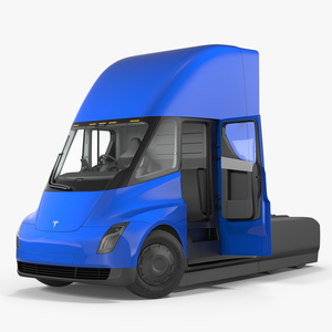 3D Tesla Semi Truck Rigged model