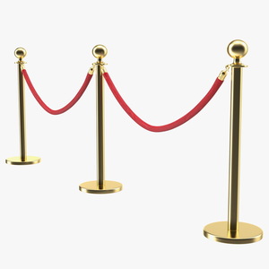 3D Red Carpet Fence