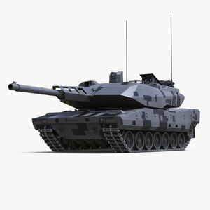 3D model KF 51 Panther Main Battle Tank