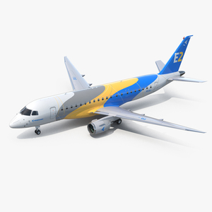 3D Embraer E-Jet E175-E2