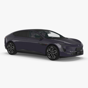 Avatr 12 EV Purple Color 3D model