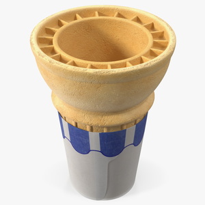 3D JOY 30 Flat Bottom Cake Cone model