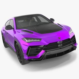 3D Lamborghini Urus Performante Super Luxury SUV Simple Interior