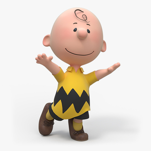 3D model Charlie Brown Rigged