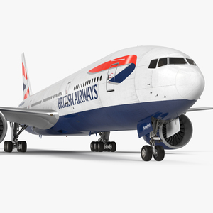 3D model Boeing 777 200 British Airways