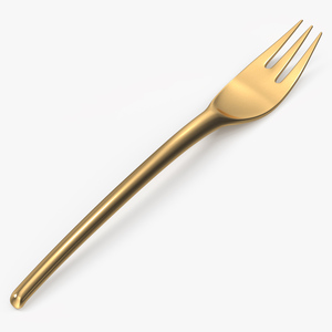 Fish Fork Gold 3D model