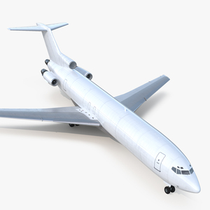 3D Boeing 727 200F Generic model