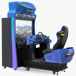 Storm Racer G Motion Deluxe Driving Arcade Machine Active 3D