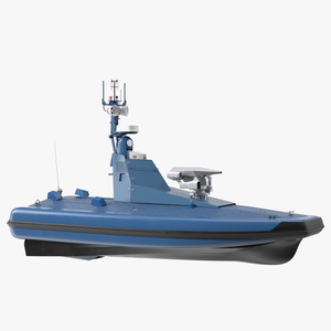 3D Remotely Piloted Patrol Boat model