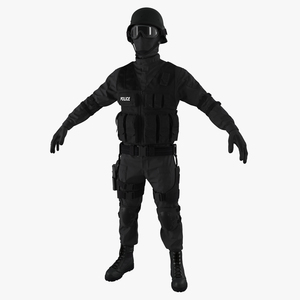 SWAT Uniform 2 3D model