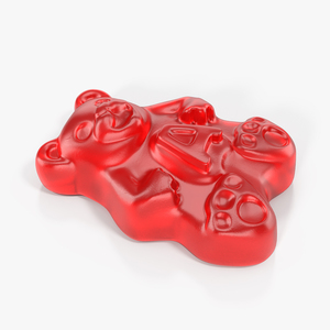 Red Gummi Bear 3D model