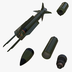 3D SAM Rocket Components