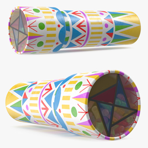 3D Retro Kaleidoscope model