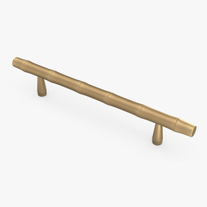 Kitchen Cabinet Handle T-Bar Designed Bronze 3D model