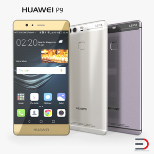 3D Huawei P9 Set model