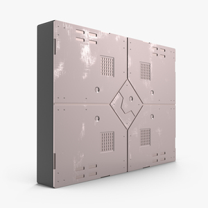 3D Sci Fi Anodized Panel 2 model