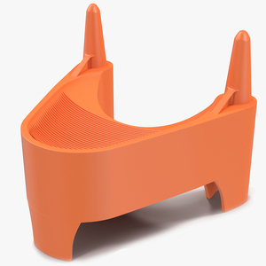 Rubber Football Kicking Tee 3D