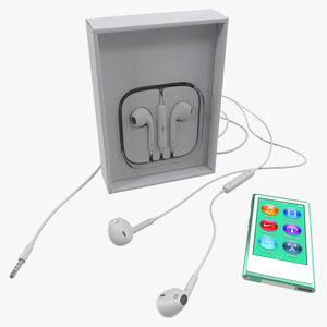 iPod Nano Green Set 3D model