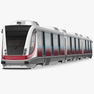 Urban Light Rail Train 3D