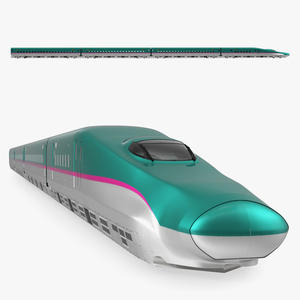 Japanese Shinkansen E5 High Speed Train 3D model