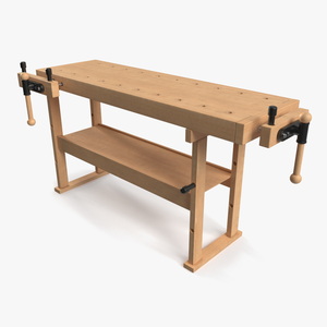 3D model Aspen Carpentry Workbench