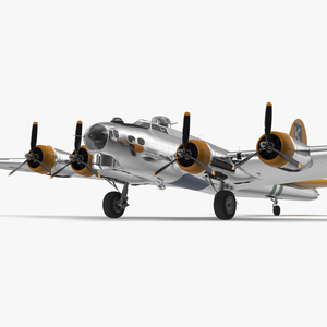 3D model Military Bomber B-17