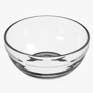 3D model Glass Deep Bowl