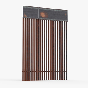 Metal Border Wall 3D