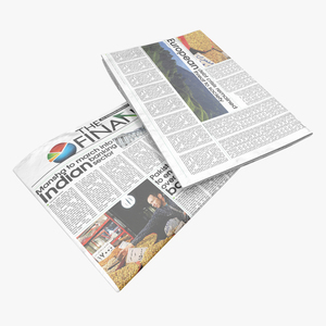 Newspaper 3D model