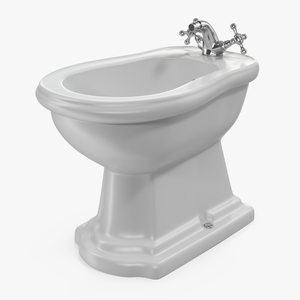 3D Old Style Classic Bidet model