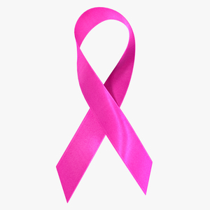 3D model Pink Breast Cancer Ribbon