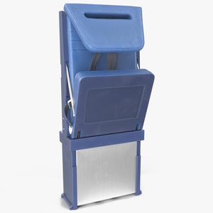 3D model Boeing Crew Seat in Folded Position