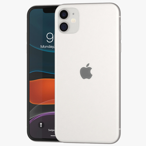 3D model iPhone 11 White