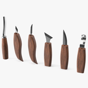 Wood Carving Tools Set 3D