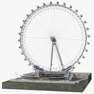 Observation Ferris Wheel 3D model