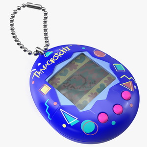 3D model Retro Tamagotchi Bandai Violet