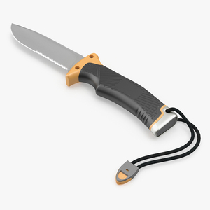 3D Tourist Knife model