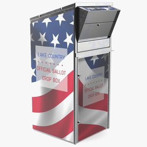 3D model Secure Outdoor Ballot Drop Box