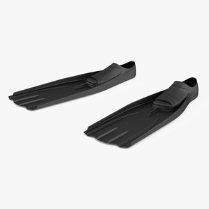 Scuba Diving Fins 3D