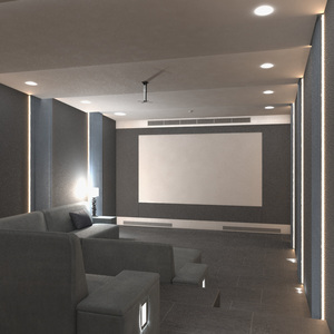 3D Home Theater Interior