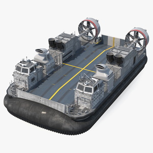 Military Hovercraft 3D model