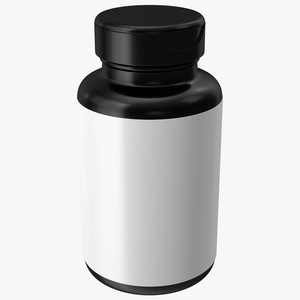 Vitamin Jar Blank 3D