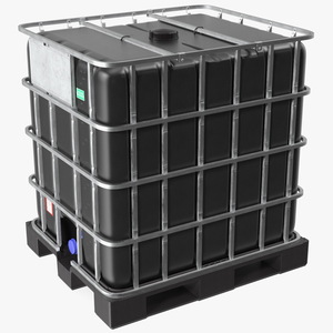 3D IBC Container 1000 Litres UV Resistant model