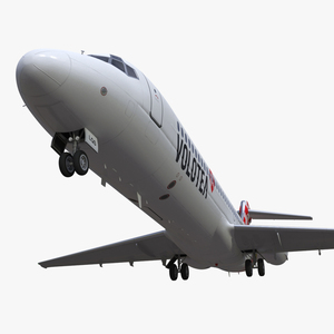 Volotea Boeing 717-200 Commercial Jet 3D