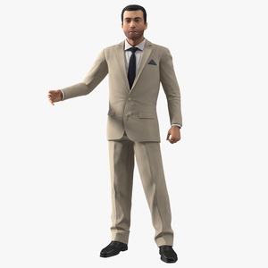 3D Businessman Rigged model