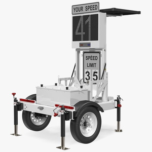 3D Decatur Speed Radar Trailer 300MX model