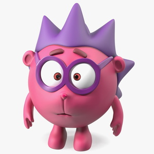 Cartoon Character Chiko Sad Pose 3D