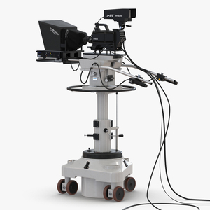 TV Studio Camera Hitachi 3D model